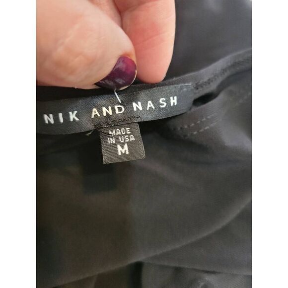 Nik and Nash Sz M Black and White Block Color Sleeveless Dress - Picture 3 of 4